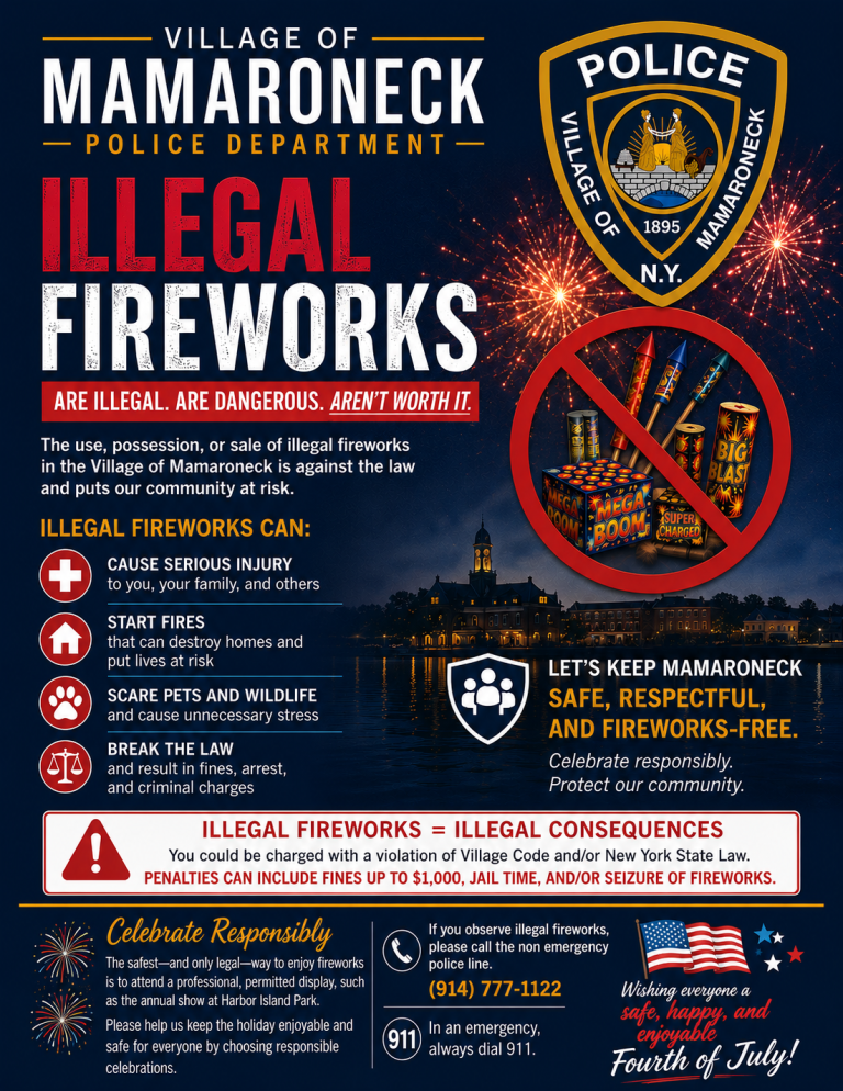 Illegal Fireworks Are Illegal, Dangerous, and aren’t Worth It.